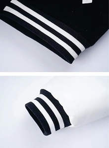 Men's Plus Size Letterman Varsity Leather Jackets Winter Baseball Zip-Up Hooded Chenille CollegeBaseballjacket for men - Product Image 6