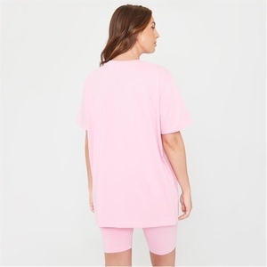 Ensemble décontracté confortable pour femmes, motif uni, 100% coton, séchage rapide, respirant, chemise et short - Product Image 3