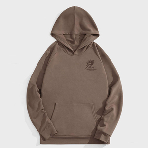 Sweat-shirt à capuche épais pour homme ZHOST, motif dessin animé, marron, coupe classique, en coton French Terry, avec poche, pull décontracté, idéal pour l'hiver - Product Image 1