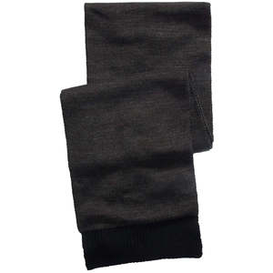 Sciarpa Casual Reversibile in Lana per Uomo Alfani, Colore Antracite, Taglia Unica, Tessuto Lavorato a Maglia - Product Image 1