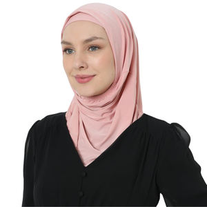 Accessoires de mode musulmane personnalisés avec logo, vêtements traditionnels, abaya sportive pour femme, hijab, foulard en polyester durable et respirant - Product Image 2