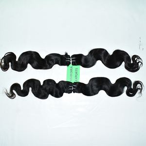 อินเดียดิบที่ยังไม่ได้ 100% อินเดียBodywavy Bundlesวัดหนังกําพร้าเวอร์จินชิดการต่อผมมนุษย์ - Product Image 1