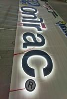 Enseigne lumineuse LED pour magasin, devanture de commerce, signalétique extérieure, enseigne personnalisée 3D, lettres en métal rétroéclairées