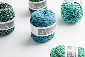 ไหมพรมขนแกะเนื้อละเอียด (45ก.) สำหรับถักโครเชต์ผ้าไนลอนขนแกะเนื้อนุ่มจากเกาหลีใต้ - Product Image 4