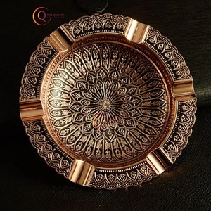 Nouvel arrivage de cendrier à fumer moderne exclusif fait à la main plateau de coulée en métal durable pour la maison Restaurant Bar meilleure vente - Product Image 5