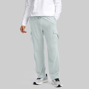 Pantalones informales para hombre, pantalones de estilo, pantalones informales para hombre, pantalones casuales teñidos lisos ligeros para hombre - Product Image 5