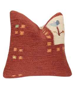 Fundas de almohada de yute de lana Kilim tejidas a mano hermosa decoración del hogar hecha a mano geométrica lujosa funda de cojín decorativa Kelim - Product Image 6