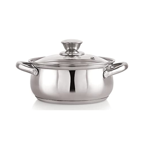 Boîte à chapati de luxe en acier inoxydable avec poignée et boîte à chapati en acier inoxydable de la plus haute qualité, polie et sûre pour les aliments - Product Image 1