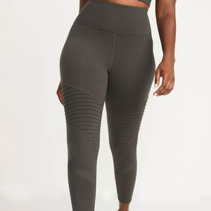 Leggings de yoga avec logo personnalisé imprimé, taille élastique, vente directe d'usine, leggings de yoga, vêtements de sport, service OEM - Product Image 5
