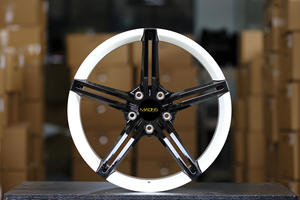 Ruota auto forgiata 5710F 19/20/21 pollici 5x130 nero + bianco cina ruota in lega di alluminio per <span class=keywords><strong>Porsche</strong></span> - Product Image 5