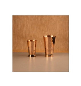 Vidrio de cobre puro de alto grado para Hotel vino cerveza vidrio hecho a mano pulido fábrica al por mayor para bebidas uso de agua de vidrio de cobre - Product Image 6