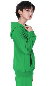 Solid Color Hooded Track Suit Sweat Suit Joggers Set Running Blank Fleece 2 Pieces Casual Winter Outerwear Sports Tracksuits - Product Image 3