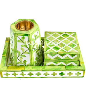 Boîte à encens en nacre artisanale du Vietnam, plateau, brûleur d'encens, encensoir, adapté aux cadeaux du Ramadan et de l'Aïd - Product Image 5