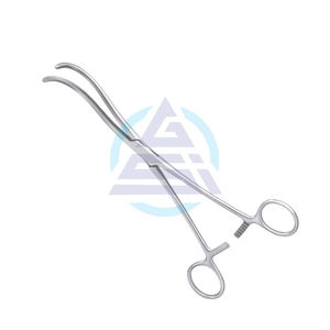 คีมหนีบสำหรับผ่าตัดทางการแพทย์ทำจากสแตนเลสสตีลขนาด230มม. มีเครื่องหนีบแบบฟันปลาด้วยมือ - Product Image 1