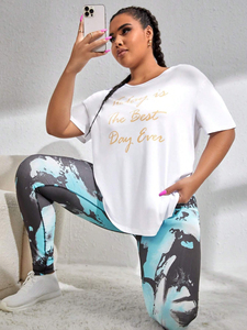 Leggings de conception fleurie de nouveau style 2026 Leggings de qualité personnalisés Leggings serrés fabriqués par un fournisseur pakistanais - Product Image 5