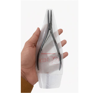 Pince à extensions de cheveux en acier inoxydable, outil professionnel de salon par MAQNSCO - Product Image 4