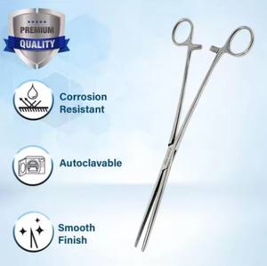 Pinzas Rochester de 6.5 Pulgadas, Rectas y Curvas, de Acero Inoxidable, Instrumentos Quirúrgicos Manuales, Pinzas Hemostáticas Médicas con Certificación CE - Product Image 5