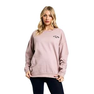 High Quality Custom Cotton Blank Fleece Embroidery Pullover Hoodies Sweatshirts for Women - Product Image 1