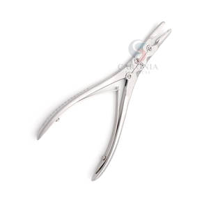 Instrumento quirúrgico ortopédico Ruskin Bone Rongeur 19cm 4mm Doble acción Fuente de alimentación manual de acero inoxidable de alta calidad - Product Image 2