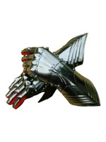 Gants de chevalier médiévaux gothiques imitation antique très demandés en acier inoxydable, finition argentée brillante polie