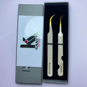 Pinzas para Pestañas de Acero Inoxidable de Alta Precisión, Antimagnéticas, con Mango Cómodo de 10 mm, Precios de Fábrica - Product Image 1