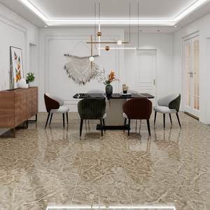 Azulejos de cerámica de efecto mármol pulido antideslizante de 800x800mm de alta calidad | Solución de suelo elegante - Product Image 4