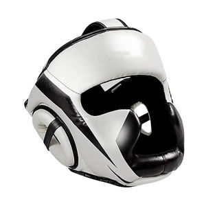 Couvre-chef de boxe en PU réglable et durable Système de sangle sécurisée Respirant pour hommes femmes jeunes Entraînement professionnel au combat d'entraînement - Product Image 1