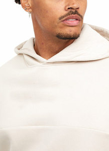 Vente en gros qualité impression lourd 100% coton hommes à capuche surdimensionné impression personnalisée pull de luxe coton sweats à capuche personnalisés - Product Image 4