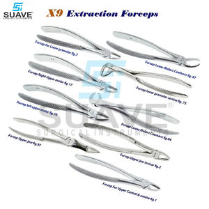 Juego de fórceps de extracción dental Juego de Instrumentos dentales de acero inoxidable para extracción de dientes SUAVE SURGICAL INSTRUMENTS - Product Image 5