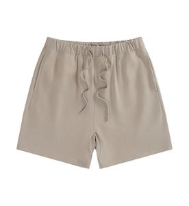 Pantalones cortos de entrenamiento para hombre 330GSM con logotipo personalizado atléticos recién llegados al por mayor, pantalones cortos para correr de algodón 100% pesados para hombre - Product Image 4