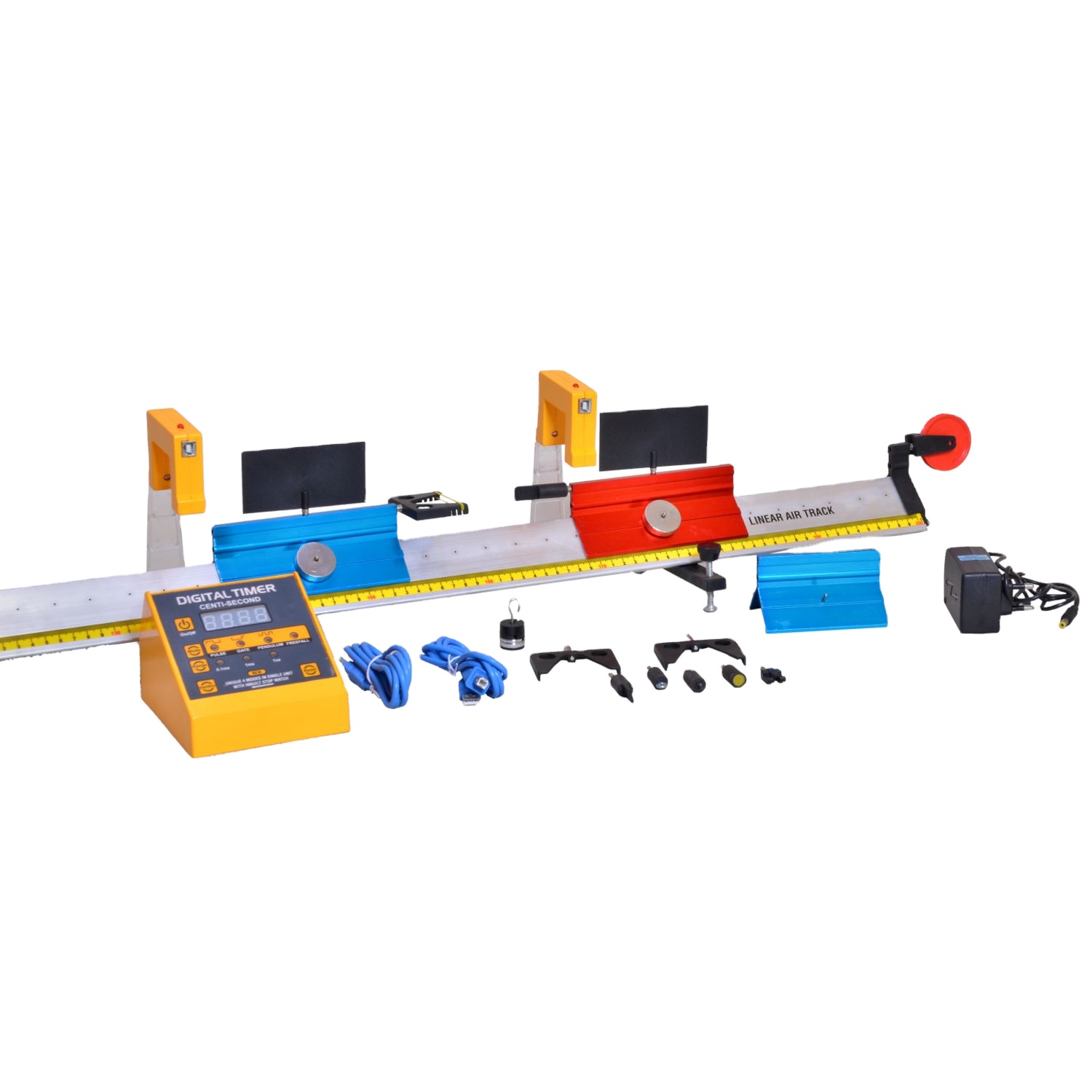 Physics Laboratory Supplies Most Selling DELCOLABS Linear Air Track Kit Experiments by Students in Physics Laboratories