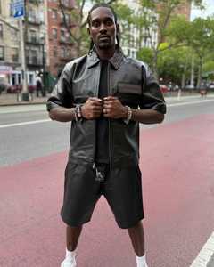 Alta calidad personalizado nuevo diseño ropa de Fin de Semana doble hombres corto verano gimnasio malla deportes personalizado malla pantalones cortos de cuero para hombres conjunto de pantalones cortos - Product Image 2