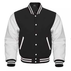 Custom Vintage Wool Varsity <b>Jacket</b> Puff Printing Windproof <b>Waterproof</b> Hip Baseball Streetwear Oversize Stand <b>Thin</b> Reversible - Product Image 5
