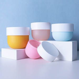 ขวดครีมก้นกลมหลากสีขนาด150กรัม200กรัม300กรัม500กรัมขวดโหลแบบเกลียวสำหรับใส่เครื่องสำอางบรรจุภัณฑ์พลาสติก - Product Image 6