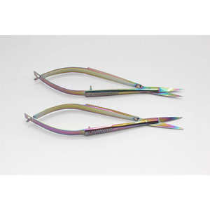 Tijeras para Cejas de Acero Inoxidable con Punta Puntiaguda HASIBI NAQIBI SURGICAL CORPORATION HNSC-ESS-0010 - Ligeras, Duraderas y Reutilizables - Product Image 2