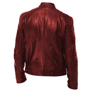 High Performance Custom Made Bulk Quantity OEM Service Latest Style Best Quality <b>Men</b> <b>Leather</b> <b>Jacket</b> - Product Image 2