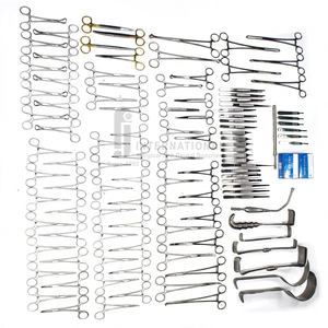 108 pièces ensemble d'instruments de laparotomie Kit chirurgical en acier inoxydable de chirurgie générale pour l'opération hospitalière ensemble de chirurgie de laparotomie - Product Image 2