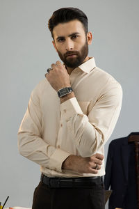 Camisa Formal de Lujo con Botones, Sensación de Seda Premium, Blusa de Esmoquin para Novio de Boda, Elegante Prenda de Vestir para Fiestas y Eventos Nocturnos, Top de Diseñador - Product Image 3