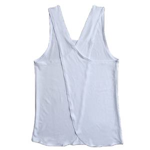 Débardeur pour femmes de haute qualité, couleurs unies, tissu tricoté léger pour la salle de sport, exercice, vente directe d'usine - Product Image 2