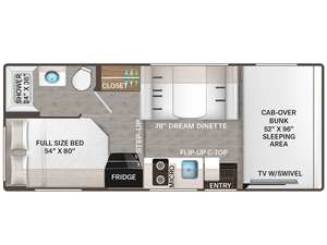 Vente en gros de nouvelles caravanes de camping T-h-o-r C-o-l-e-m-a-n 21E-Z-F 2026, économiques, pour des voyages en camping-car confortables - Product Image 2