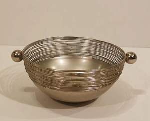 Golden Wire Design New Unique <b>Serving</b> <b>Bowl</b> Platter Premium <b>Serving</b> Date Tray Elegant for Wedding Hotel Parties <b>Serving</b> Usage - Product Image 2