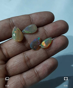 Piedras naturales de cabujón sueltas de Larimar de varias formas y tamaños para tallar corazones - Product Image 5