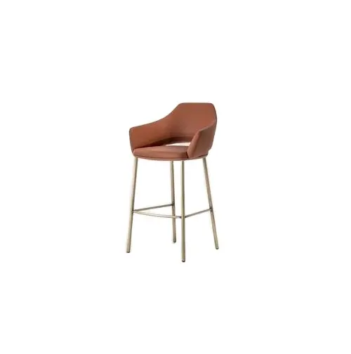 Chaise de bar contemporaine tabouret rembourré en cuir siège H.65 CM chaise en cuir moderne tabouret de bar salle à manger meubles tabourets de bar 2023