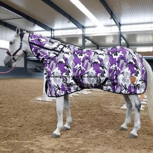 Nuevo modelo de manta de peso pesado de nailon Oxford transpirable impermeable cálido caballo manta hoja ropa alfombra para caballo asistencia caballo - Product Image 5