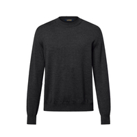 Pull en tricot à col rond à manches longues en mélange de laine et de soie personnalisé de qualité supérieure pour hommes et femmes, luxueux, doux, respirant, élégant, hiver, service OEM