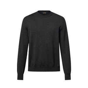 Pull en maille à col rond à manches longues en mélange de laine et de soie de qualité supérieure Hommes Femmes Luxe Doux Hiver Service OEM - Product Image 4