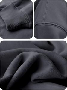 Sudadera con Capucha Extra Grande de Algodón Personalizada al por Mayor, Sudadera Gruesa para Mujer, Otoño Invierno, MOQ Bajo, OEM ODM - Product Image 4