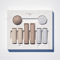 Flacon Pompe Airless de Luxe Vide pour Sérum Soin de la Peau, 30ml 50ml, Emballage Cosmétique Mat Recyclable