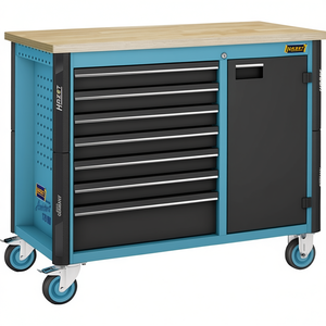 HAZET 179NW-7 1000 kg <b>Tool</b> <b>Trolley</b> with 7 Drawers W1150xD600xH964mm Empty Sheet Steel 1000 kg Capacity - Product Image 3