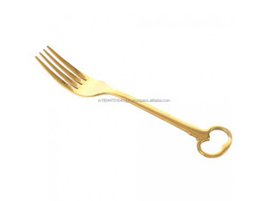 Offre Spéciale de couverts de luxe élégants en métal doré PVD - Product Image 3